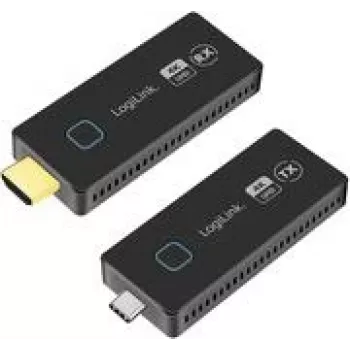 LogiLink HDMI prenosová sada USB-C na bezdrôtové 30 m - sada káblov/adaptérov - digitálne/dátové (HDW0104)