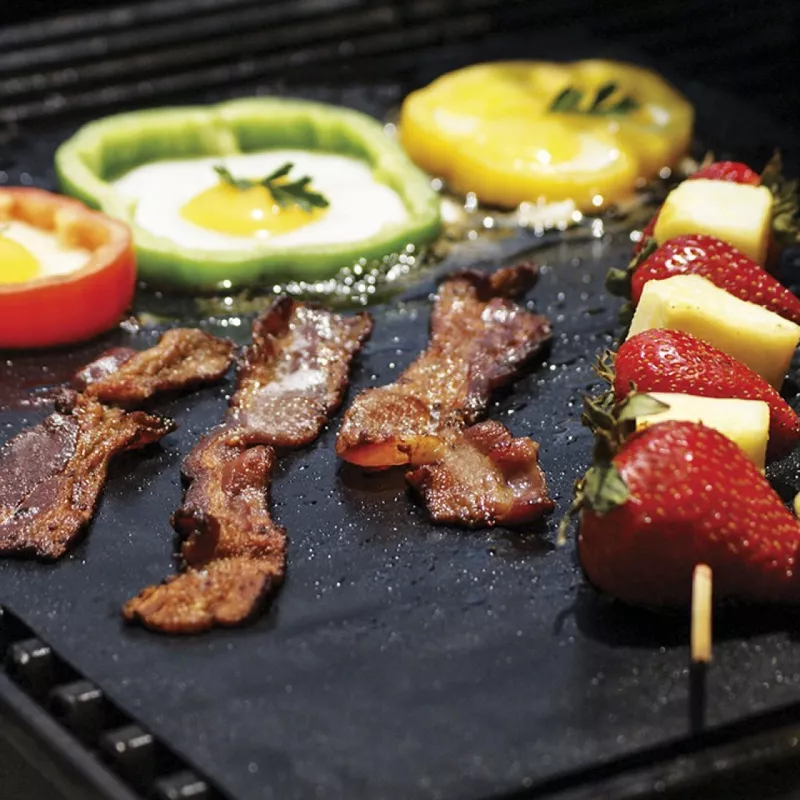 Teflónová podložka na BBQ gril 2 ks Extralink, 30 x 44 cm