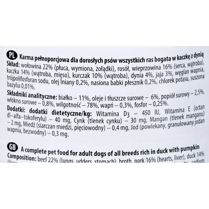 Dolina Noteci Premium bohaté na kačicu a tekvicu 400 g