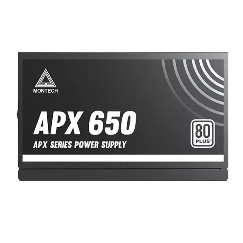 Montech APX650 napájací zdroj 650 W 20+4 pin ATX ATX čierny