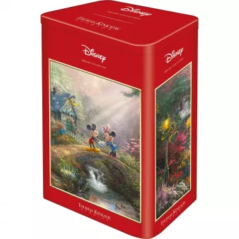 Thomas Kinkade Studios: Mickey & Minnie v nostalgickej plechovej dóze, puzzle 500 dielov