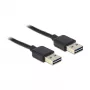 USB kábel DeLOCK 1 m USB 2.0 A čierny