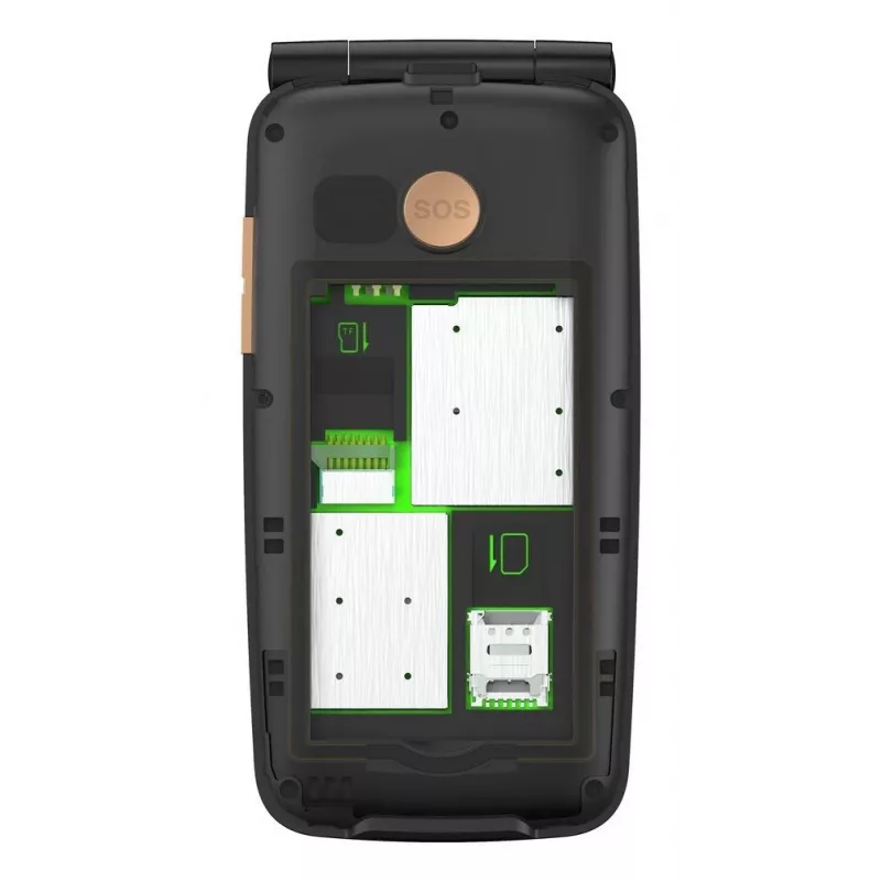 Gigaset GL795 7,11 cm (2,8 palca) 142 g 48 MB Čierna Senior telefón