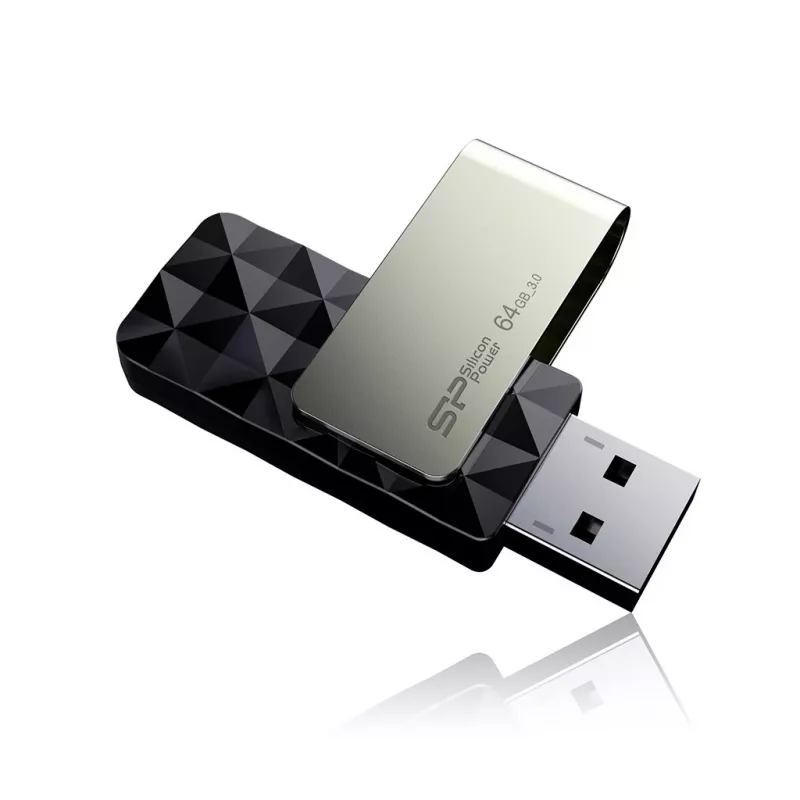 Silicon Power Blaze B30 USB kľúč 64 GB USB Type-A 3.0 (3.1 Gen 1) čierny