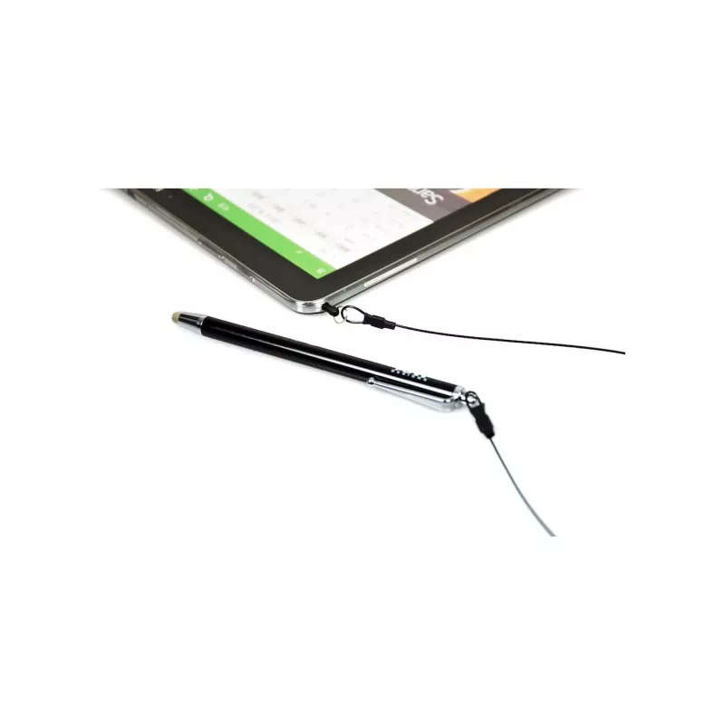 Stylus pero Port Designs 140228 — univerzálne, čierne, 11 g, kompaktný presný hrot
