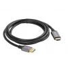 Lanberg CA-DPHD-20CU-0018-BK video káblový adaptér 1,8 m DisplayPort HDMI typ A (štandard) čierny, strieborný