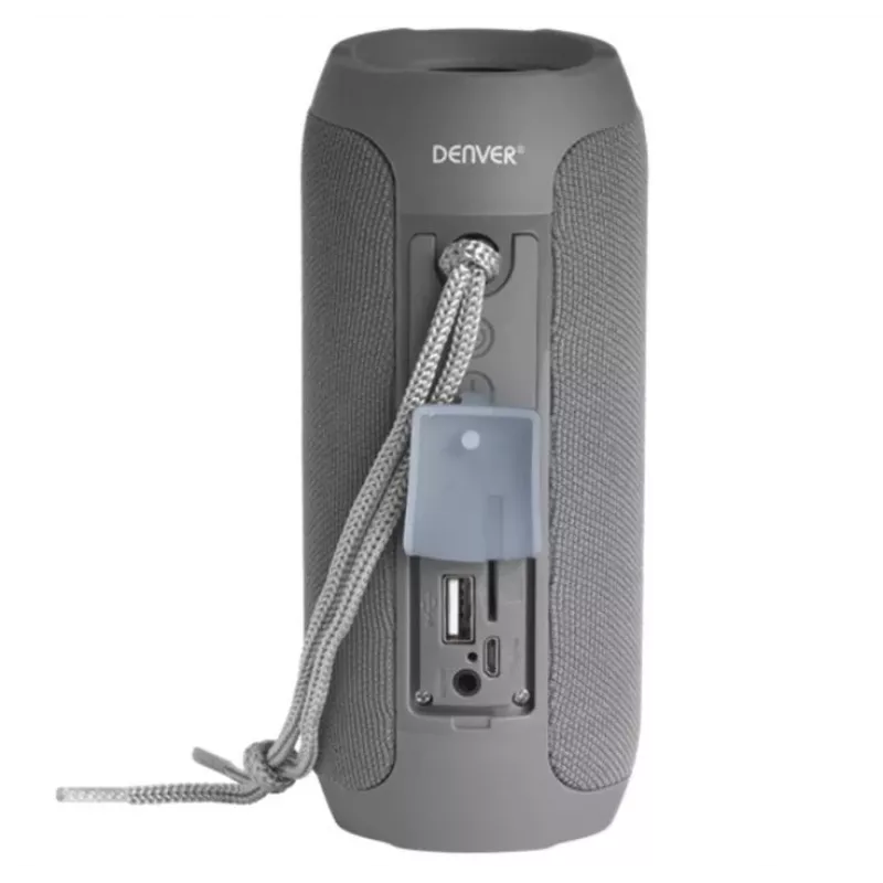 Denver BTS-110NR prenosný Bluetooth reproduktor, sivý
