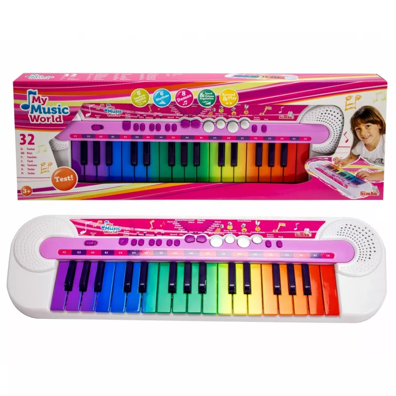 Klávesnica Simba Toys Benelux My Music World 106834638 s dotykovými klávesmi
