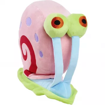 SpongeBob v šortkách – Gary, plyšová hračka 35 cm