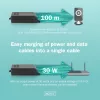 Digitus Gigabit Ethernet PoE+ injektor 802.3at 30 W čierna