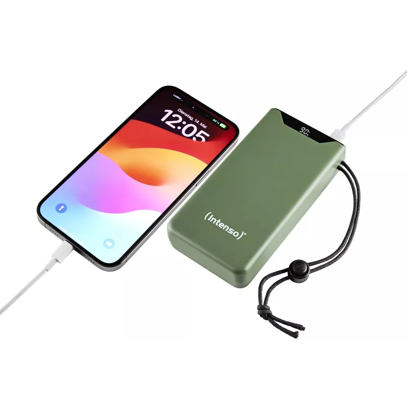 Intenso 7332057 powerbank lítium-polymérová (LiPo) 20000 mAh zelená
