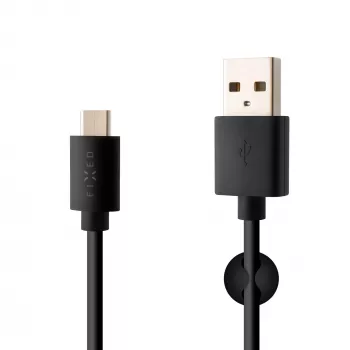 Dátový a nabíjací kábel USB na USB-C FIXED FIXD-UC2M-BK — 2,0 m, čierny