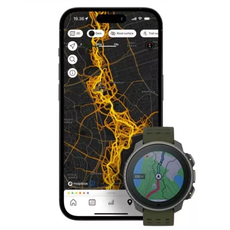 Suunto Vertical 3,56 cm (1,4) bodová matica 49 mm 280 x 280 pixelov dotyková obrazovka čierna GPS (satelit)