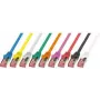 LogiLink CQ2077S RJ45 sieťový kábel, patch kábel CAT 6 S/FTP 5,00 m žltý samozhášavý, s odľahčením ťahu