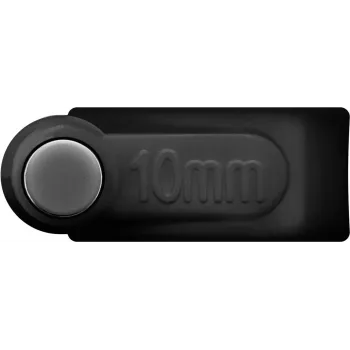 Goobay Kabelclip 10 mm, čierna (64683)