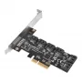 SILVERSTONE Serial ATA radič SST-ECS06 — PCIe karta so 6 SATA portami