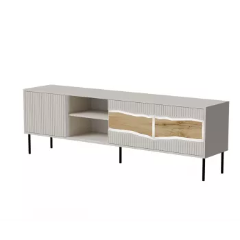 TV skrinka cama meble INSERTO 3D1W 190x40x62 cm cashmere s LED