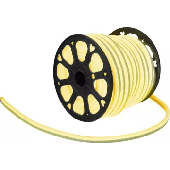 LED Neon Flex 230V EUROLITE štíhly žltá 100 cm — flexibilný LED svetelný pás, 230V, 1 m