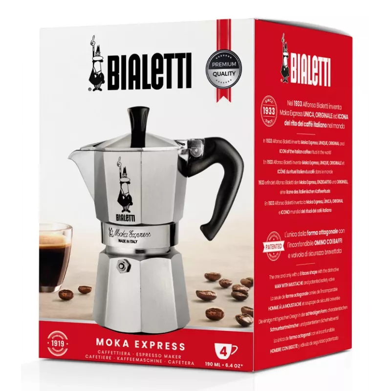 Bialetti Moka Express moka kanvica 0,23 L hliník