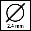 Struna do krovinorezu tichá struna 2,4 mm (15 metrov)