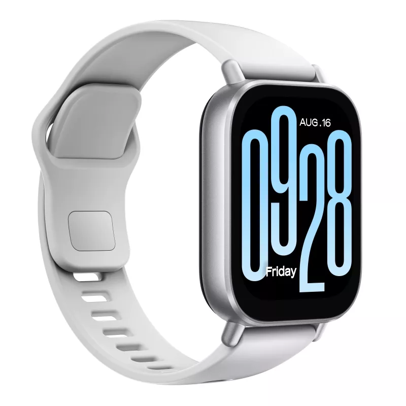 Smartwatch Xiaomi Redmi Watch 5 Active — 2 inch (5,08 cm) LCD, 320×385, 470 mAh, strieborná, TPU remienok, 42,2 g