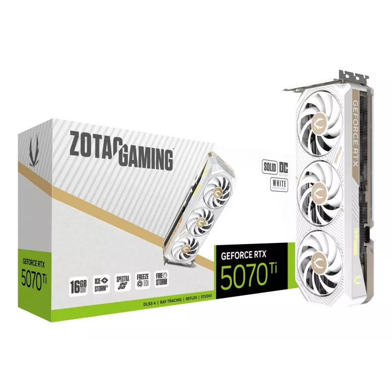 ZOTAC GAMING GeForce RTX 5070 Ti SOLID CORE OC 16GB GDDR7 grafická karta