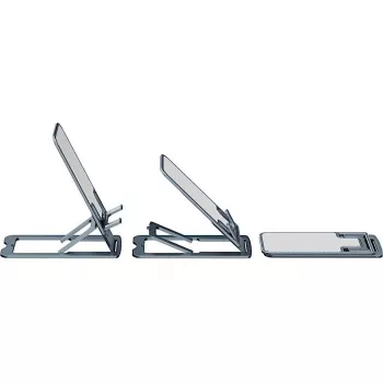 Pasívny držiak Inter-Tech MTS-100 mobilný telefón smartfón tablet UMPC sivý titán