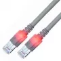 EasyLan saCon DualBoot LED Patch kábel S/FTP Cat.6 5m sivý - Kábel - Sieťový