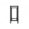Voľne stojaci rack LANBERG OR01-6822-B 22U, 600 mm Š x 800 mm H, čierny, nosnosť 600 kg