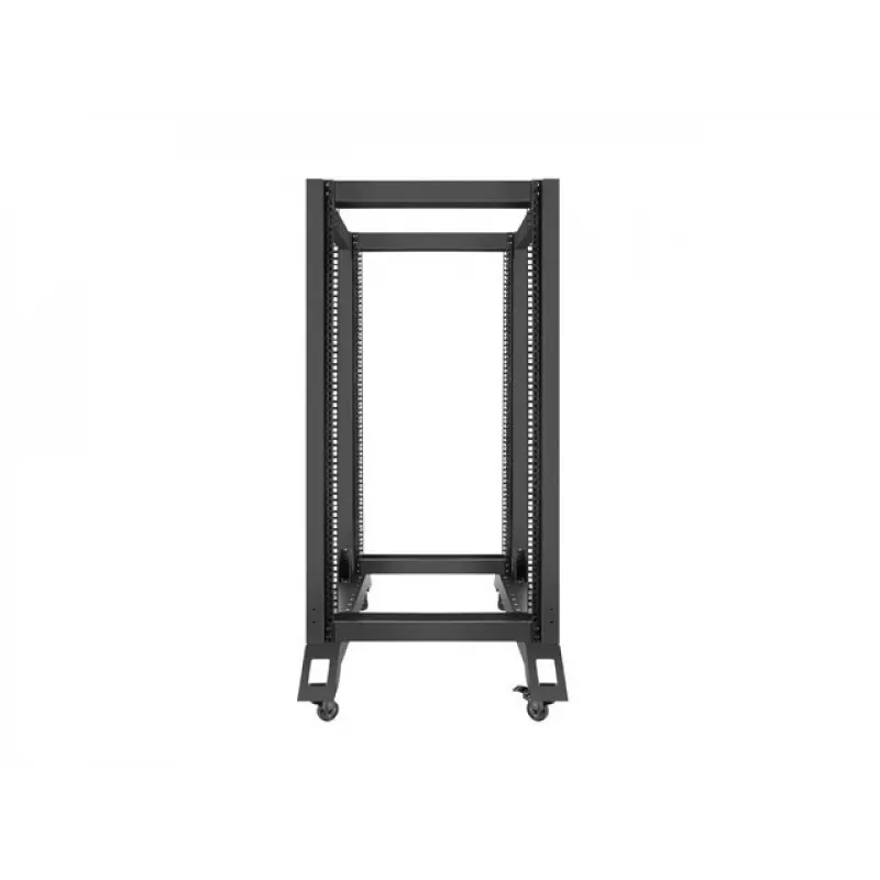 Voľne stojaci rack LANBERG OR01-6822-B 22U, 600 mm Š x 800 mm H, čierny, nosnosť 600 kg