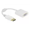 Adaptér DisplayPort 1.2 konektor samec na VGA konektor samica DeLOCK 61007