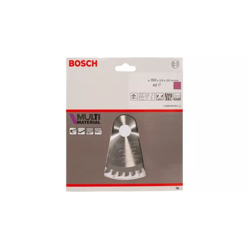 Bosch Multi Material 2608640503 pílový kotúč, 160 mm, 42 zubov, otvor 20 mm