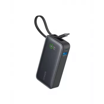 Powerbank 545 NANO 30W 10000mAh s integrovaným USB-C káblom, čierny