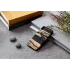 Puzdro na telefón man and wood pre iPhone XS Max – biely ebenový tón čierna