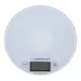 Elektronická kuchynská váha ESPERANZA EKS003W, kapacita 5 kg, presnosť 1 g, tvrdené sklo, dotykové ovládanie