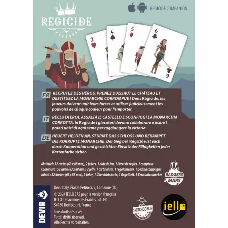 Regicide, kartová hra