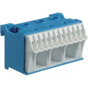 Hager KN14N modrý - biely spojovací blok (KN14N)