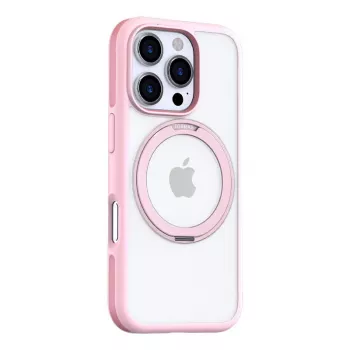 Puzdro na telefón Torras Ostand R Fusion pre iPhone 16 Pro Max – ružové