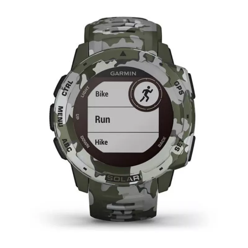 GPS hodinky Garmin Instinct Solar Camo Edition maskáčové