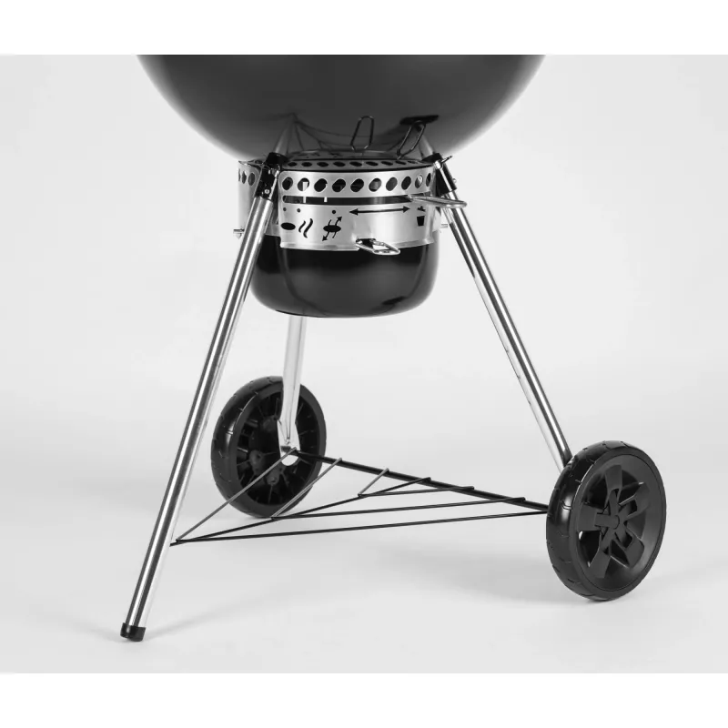 Weber gril na drevené uhlie Master Touch GBS E-5750, 57 cm čierny