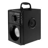 Prenosný reproduktor MEDIA-TECH MT3179, 20 W (RMS 15 W), Bluetooth 5.1, FM, MicroSD, USB, AUX, Li-Ion, 6 h, drevené puzdro