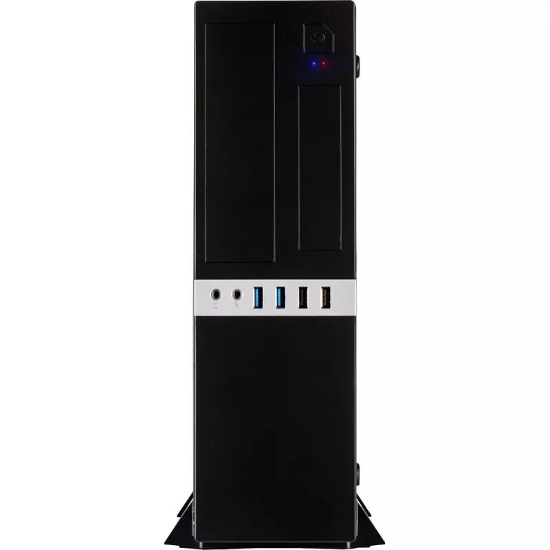 Inter-Tech IT-503 - SFF - Mini-ATX - bez napájacieho zdroja (TFX12V) - matne čierna - USB/Audio (88881270)