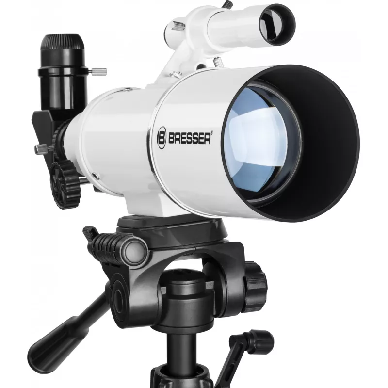 Bresser Optics CLASSIC 70/350 refraktor 140x čierna, biela