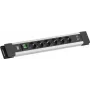Predlžovacia zásuvka Bachmann CONNECTUS BM005920 — 6x CEE7 zásuvky, 1x USB-A 22W, 2,0 m kábel