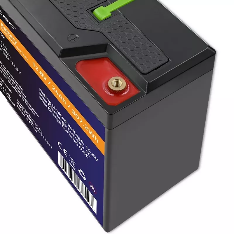 Qoltec 53702 LiFePO4 lítium-železofosfátová batéria | 12,8V | 24Ah | 307,2Wh | BMS