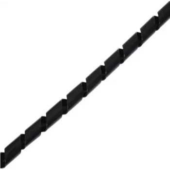 helos Špirálová káblová hadica, 6-60 mm, 10 m, čierna