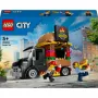 LEGO City Burger Van food truck hračka pre chlapcov a dievčatá od 5 rokov, stavebné vozidlo, kuchynská hracia sada s minifigúrkou predavača a príslušenstvom