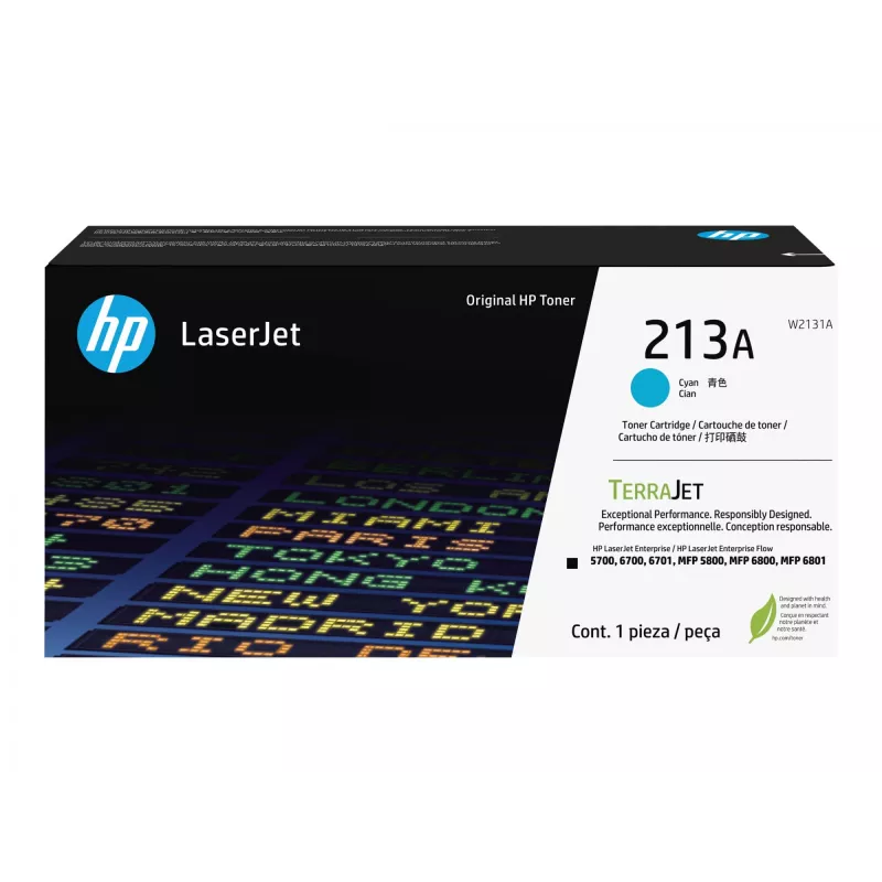 HP toner 213A W2131A až 3000 strán azúrová