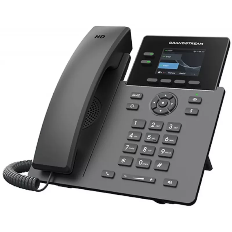 IP telefón Grandstream GRP2610P s Carrier‑Grade podporou PoE a HD audiom