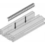SCHROFF HORIZ.RAIL H VT 84HP EMC - príslušenstvo do racku (24576084)